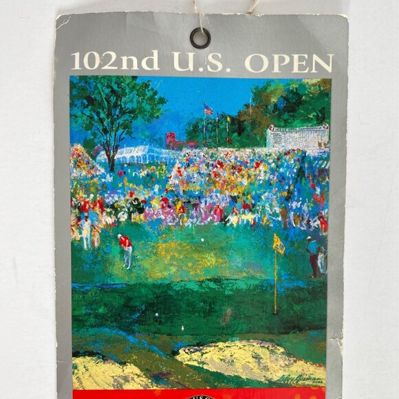 2002 102nd US Open Golf Grounds GR Admission Tuesday Ticket Tag Badge Bethpage - Picture 1 of 4